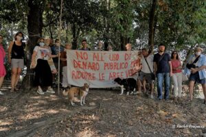 Lucca, protesta cittadini San Concordio