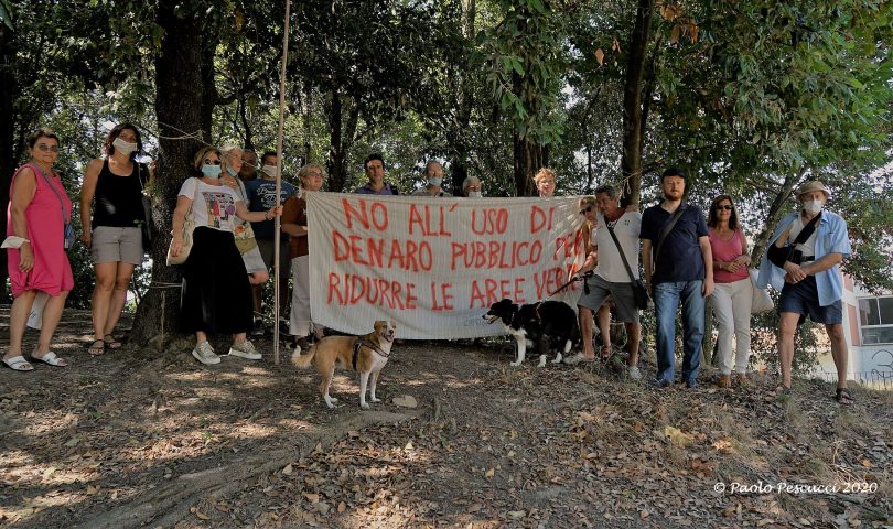 Lucca, protesta cittadini San Concordio
