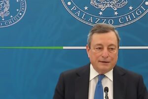 Il presidente Mario Draghi