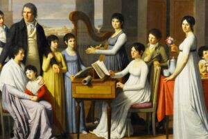 Stefano Tofanelli "Retrato de lafamilia Belluomini de la ciudad de Viareggio" (Santiago Cile)