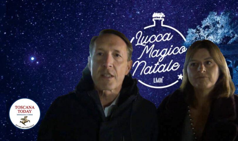 Magico Natale Lucca 2024_Intervista agli assessori del Comune di Lucca Remo Santini e Paola Granucci.
