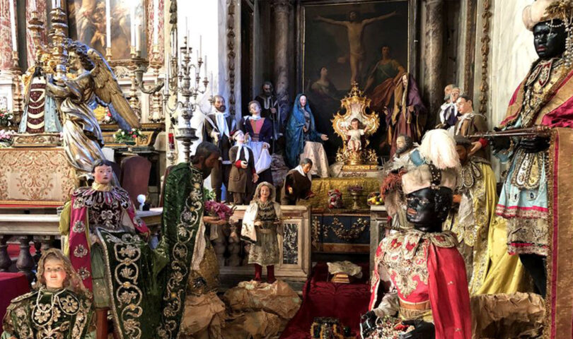 Lo storico presepe di Santa Maria Nera a Lucca