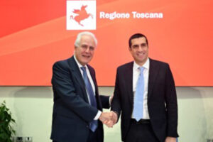 Accordo Toscana Emilia Romagna Eugenio Giani e Michele De Pascale