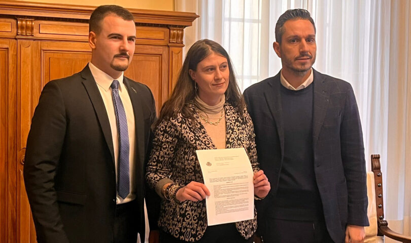 Claudio Belgiorno, George Claudiu Stanasel, Rossella Risaliti, consiglieri comunali di Prato