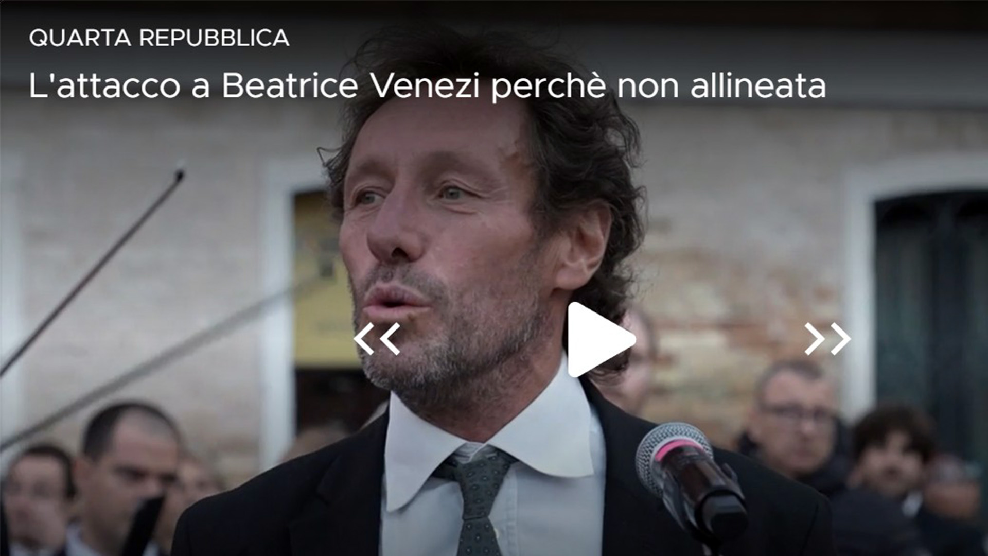 Quarta Repubblica L'attacco a Beatrice Venezi perch&eacute; non allineata